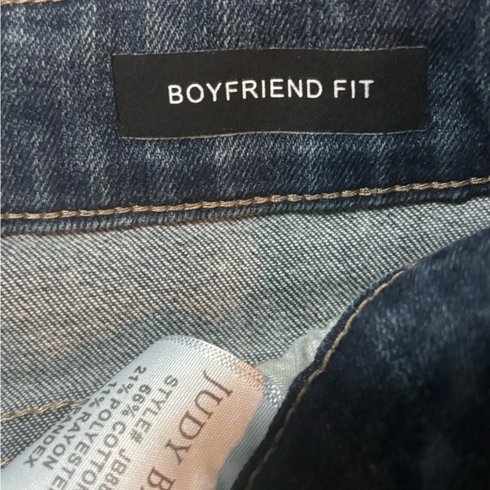 Judy Blue Women’s High Rise Distressed Boyfriend Jeans Blue Size 3/26 JB8617 - Picture 8 of 10